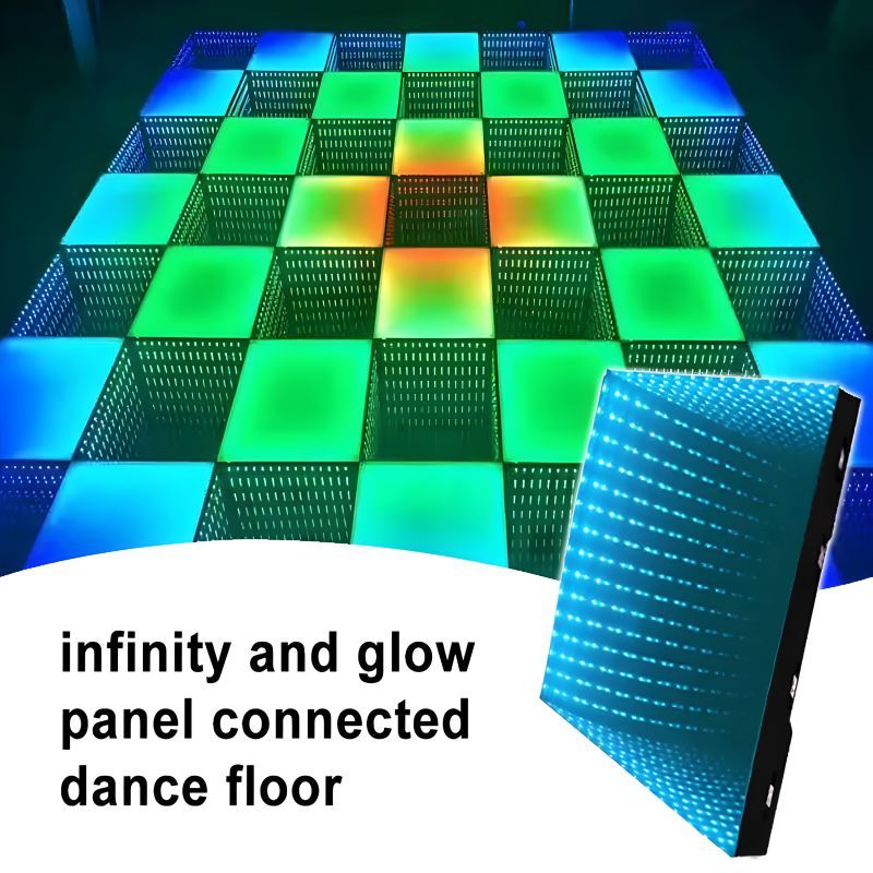 Monoblock Wireless 3D Mirror Magnet LED Dancing Floor