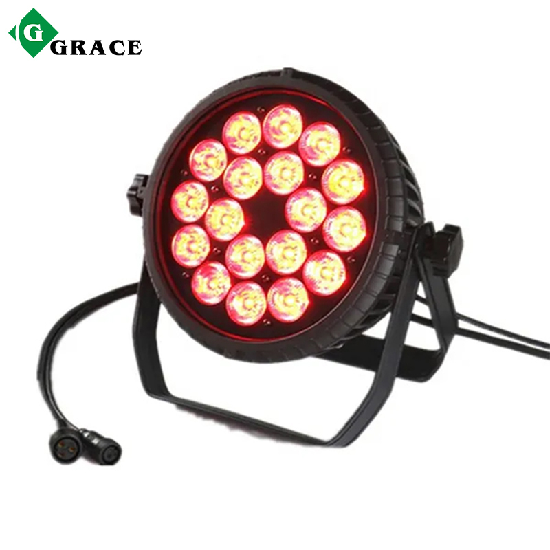 18*18 RGBWAUv LED Par Cans Waterproof Outdoor