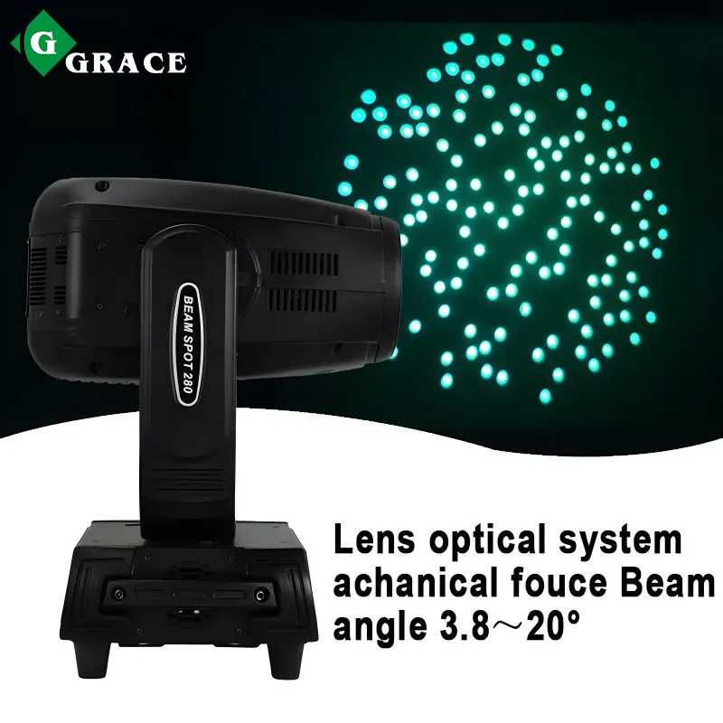 280W 10R beam spot wash 3in1 moving head light