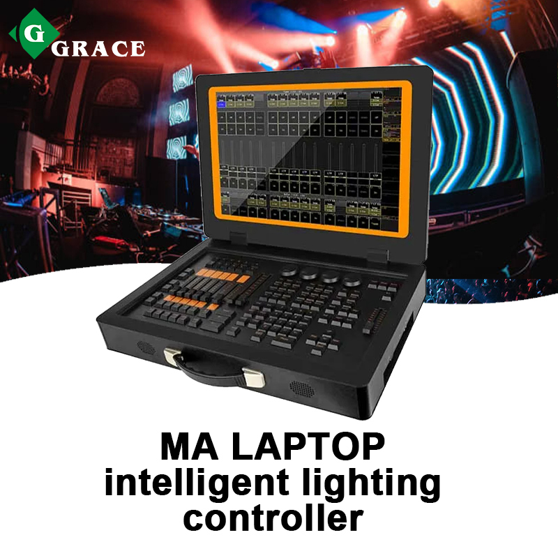 Pro Stage DMX controller  MA LAPTOP intelligent lighting controller  on pc MA  Lighting DMX Controller