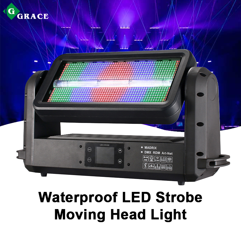 Igracelite IP65 Waterproof LED Strobe Moving Head Light