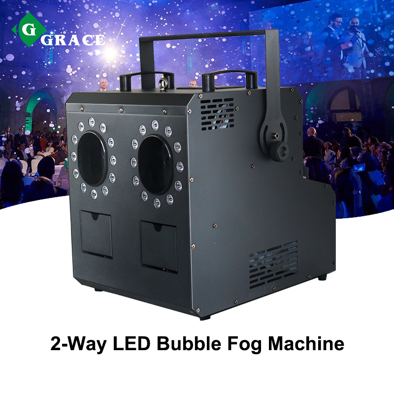 2-Way RGBW LED Black Bubble Machine Smoke Bubble Machine Weddings