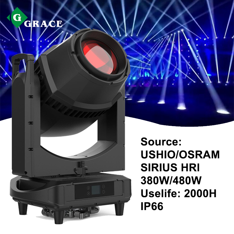 380W IP66 Outdoor Beam Lighting Equipment Stage Head Moving Lights