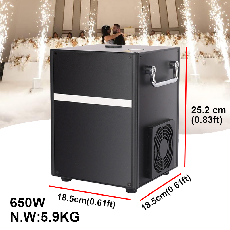 650W Experience the magic of 100% Safe Touch Cold Spark Machine - where exhilarating sparks meet absolute safety!