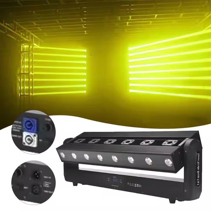 3W laser strobe beam 3in1 led moving head light bar