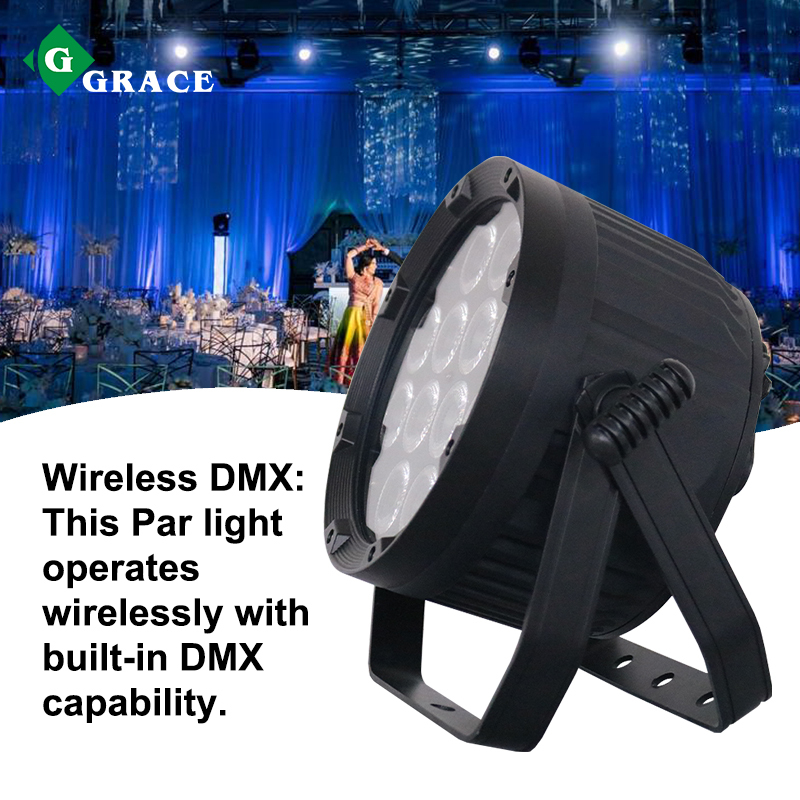 Igracelite  Wireless DMX Battery Outdoor Rgbw LED Par Can Stage Lights