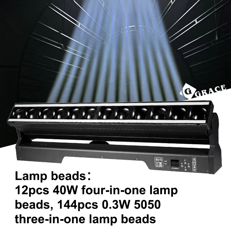 Igracelite 12x40W RGBW 4in1 LED Moving head Stage light