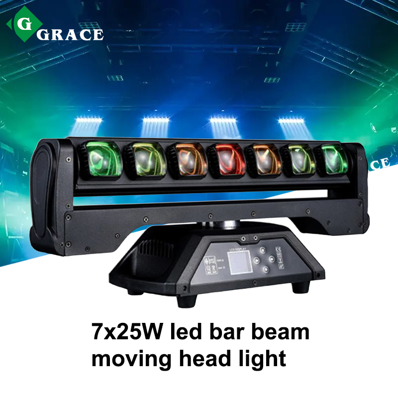 Igracelite 7x25W led bar beam moving head light rgbw
