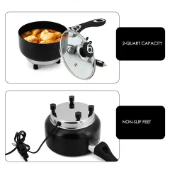 12V portable Car cookware pan Car sauce pan