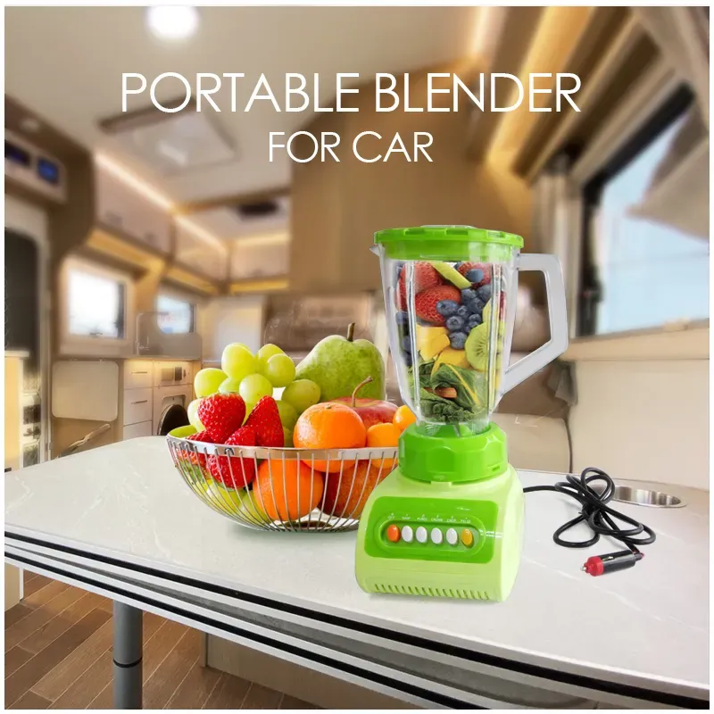 12V DC Orange Fruit Vegetable Smoothie Milk Shake Makers Electric Mini Portable Car Juicer Blender For Car