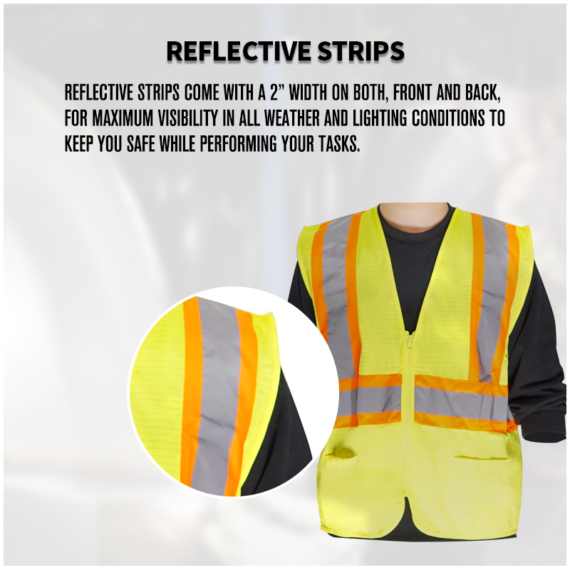 ESD High Visibility Reflective Safety Vest Anti Static