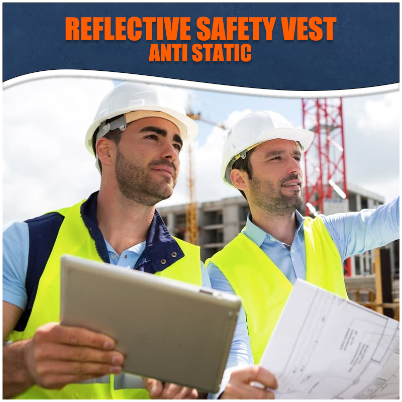 ESD High Visibility Reflective Safety Vest Anti Static