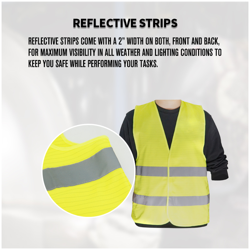 ESD High Visibility Reflective Safety Vest Anti Static