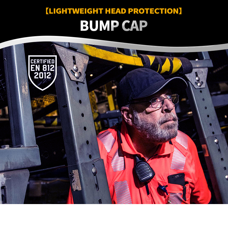 Custom black safety ABS EVA inner protective summer bump cap helmets