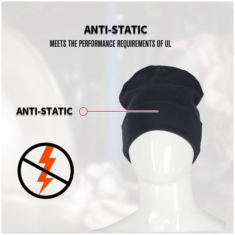 Anti Static Black Custom Logo Flame Resistant Fr Winter Thermal Men Fire Proof Hat Beanie