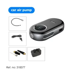 Wireless Tyre Inflator Portable Mini Air Pump Dc 12v Car Air Compressor Tire Inflators With Led Light