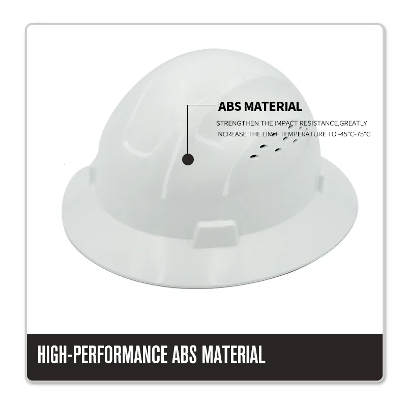 Head Protection Industrial Construction Plastic Safety Helmet Hard Hat Full Brim