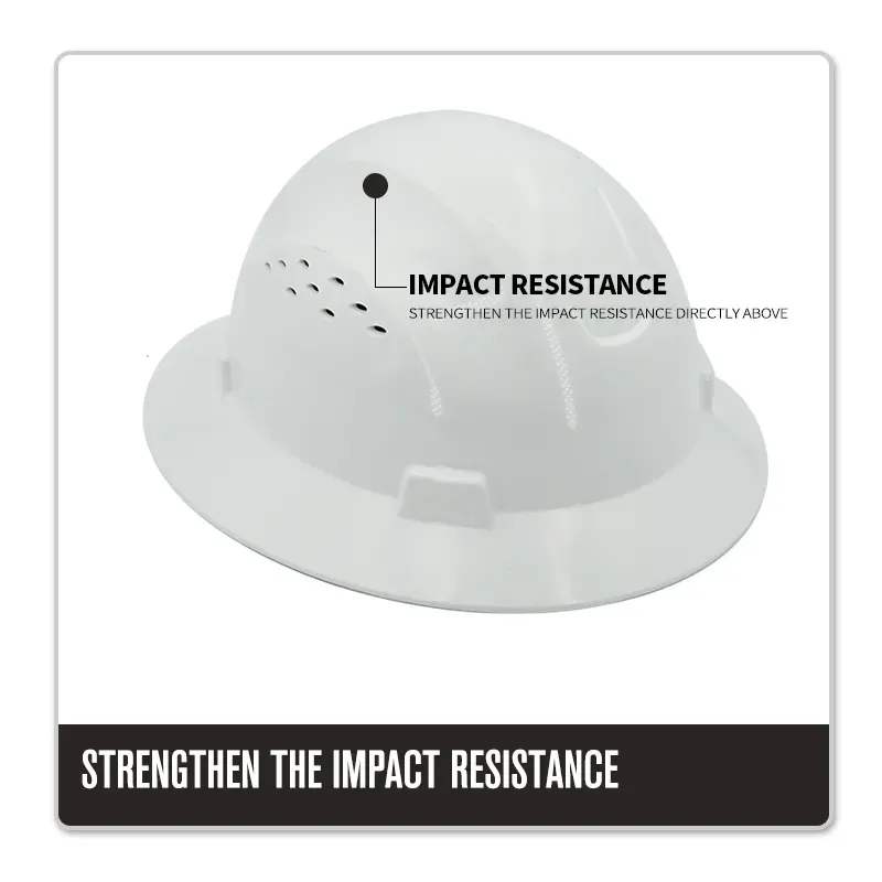 Head Protection Industrial Construction Plastic Safety Helmet Hard Hat Full Brim