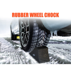 Heavy Duty Rubber Wheel Chock With Handle