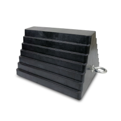 Heavy Duty Rubber Wheel Chock With Handle