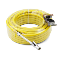 Air PVC 50' Tire Inflator Hose Kits with Gladhand Air Chuck Hose