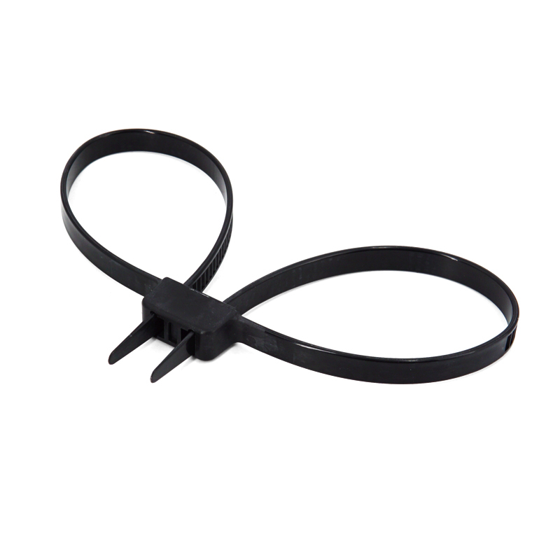 20 Pieces Zip Tie Cuffs Flex Cuffs for Law Enforcement Nylon Double Zip Handcuffs Dual Clamp Cable Ties