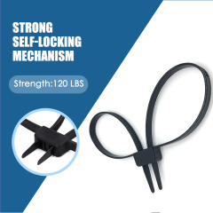 20 Pieces Zip Tie Cuffs Flex Cuffs for Law Enforcement Nylon Double Zip Handcuffs Dual Clamp Cable Ties