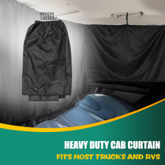 Heavy Duty Polyester Cab Curtain Car Privacy Curtains