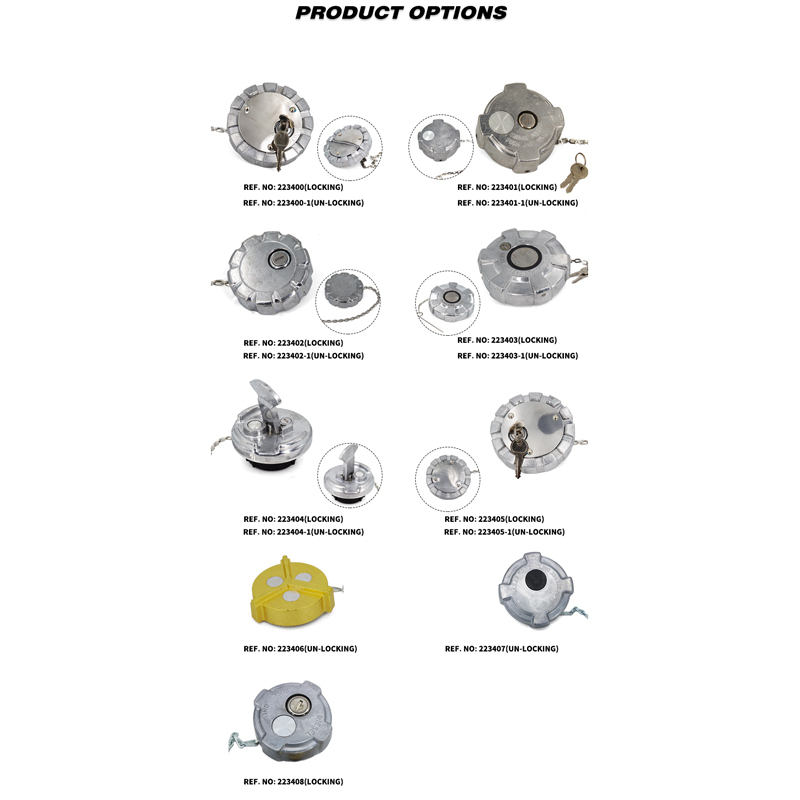 Aluminum Locking Diesel Fuel Cap 3" - 5.5 NPSL Fuel Tanks Cover Replacement Parts