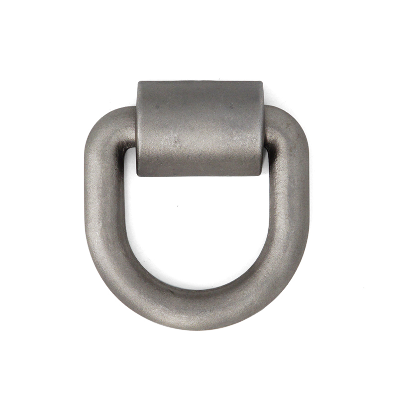 Heavy Duty Weld-On Forged D Ring 26500 Pounds Break Strength for Trailers Trucks and Cargo Tie Downs