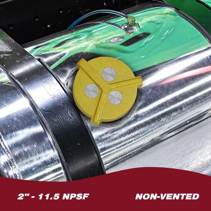 Zinc Alloy Un-Locking Diesel Fuel Cap 2" - 11.5 NPSF Fuel Tanks Cover Replacement Parts