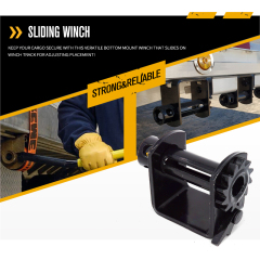 Standard Weld-On Winch for Flatbed Trailer Heavy Duty Standard Tie-Down Winch