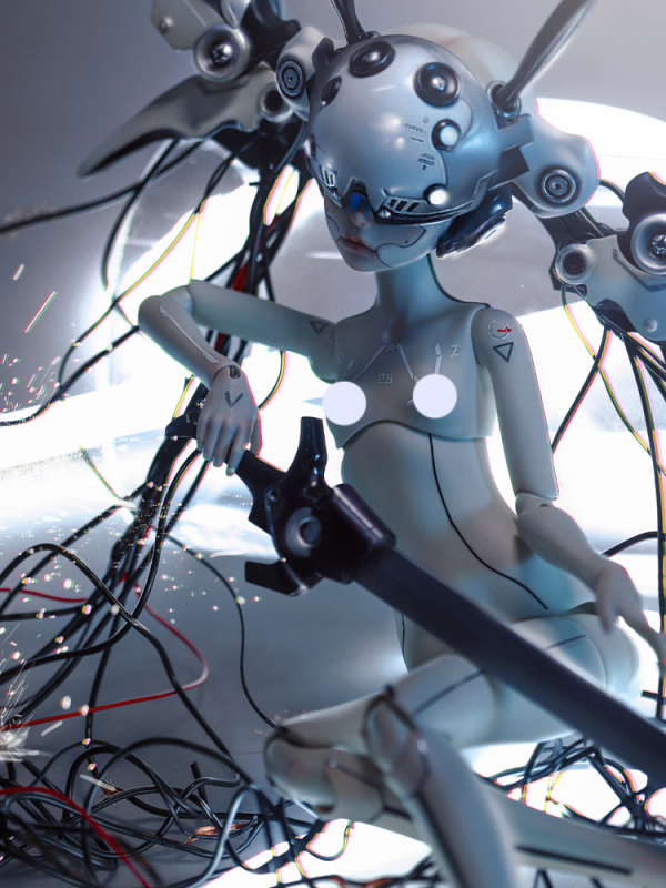 Cyborg Robot Ji--Zero