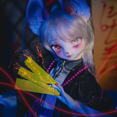 【Pre-sale】DollZone × 减少自制 Ya Cat 1/4 Cooperation Description Doll Full Set Presale SD Doll 48cm Spherical joint Dolls