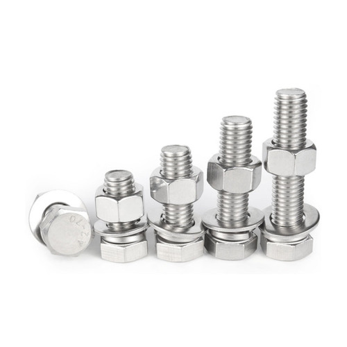 Hex Bolt With Nut Stainless Steel