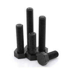 High Strength Hex Bolt Steel Black