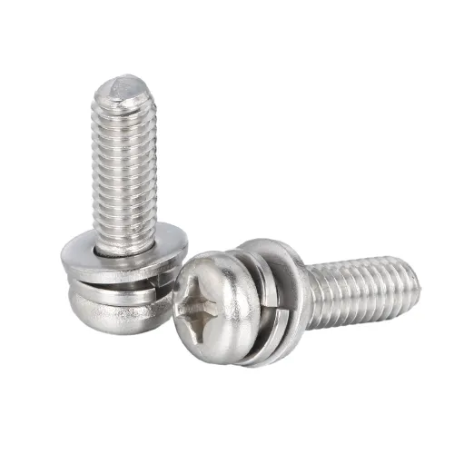 Staniless Steel Pan Head SEMS Screw with Double Washers
