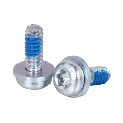 Steel Pan Head SEMS Screw With Flat Washer Lock Patch