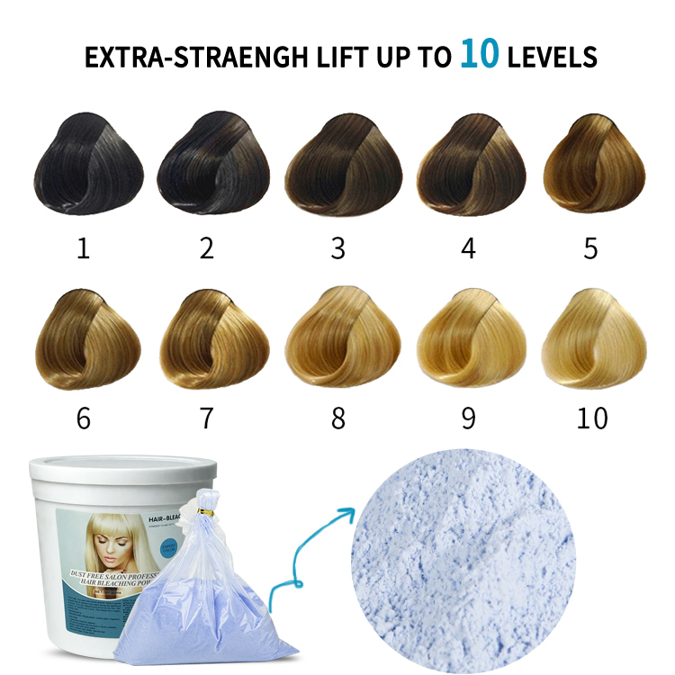 Blue Lightener Hair Bleach Powder