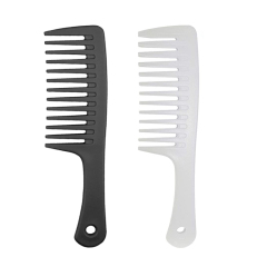 Matte Plastic Wide Tooth Hair Comb