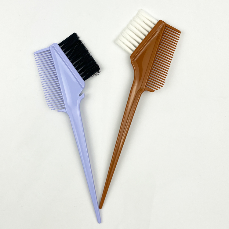 Angled Tint Brushes with Integrated Combs