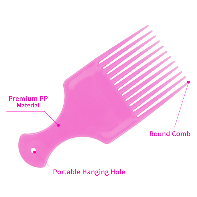 Wide Tooth Afro Comb for Hairdressing