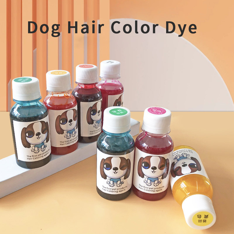 Private Label Permanent Dog Hair Dye 20 Colors Safely Pet Bright Color Dye Used by Grooming Salons for Dogs