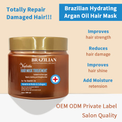 Organic Brazilian Morocco Argan Oil Hair Mask for dry and damaged hair