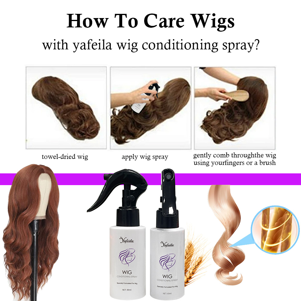 Wig Detangler Spray for Synthetic Wigs