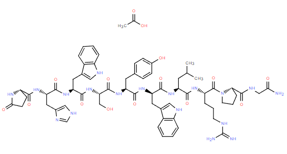 ﻿Triptorelin (CAS number: 140194-24-7) crizotinib
