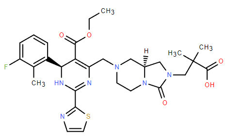 Roche New Drug linvencorvir CAS 1808248-05-6 for Hepatitis B