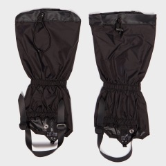 Nylon Waterproof Hiking Gaiters , Black