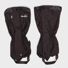 Nylon Waterproof Hiking Gaiters , Black