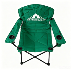 MSOD-9204 Portable Camping Chair with Can Cooler Side Pockets & Cup Holder,Great for Camping, Tailgating, Firepits, Patio, & More